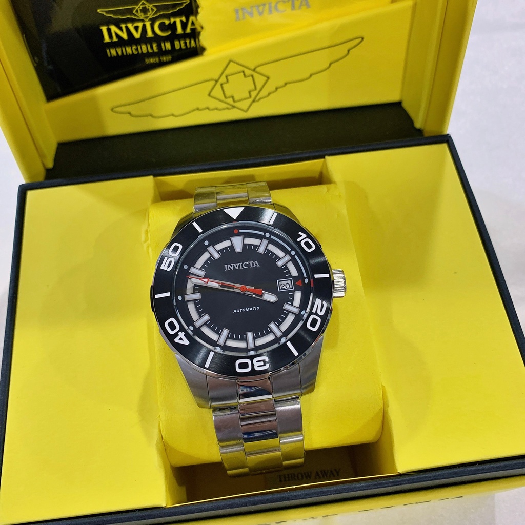 (Little bee小蜜蜂精品)INVICTA 英威塔 鋼錶帶水鬼 機械款鋼錶