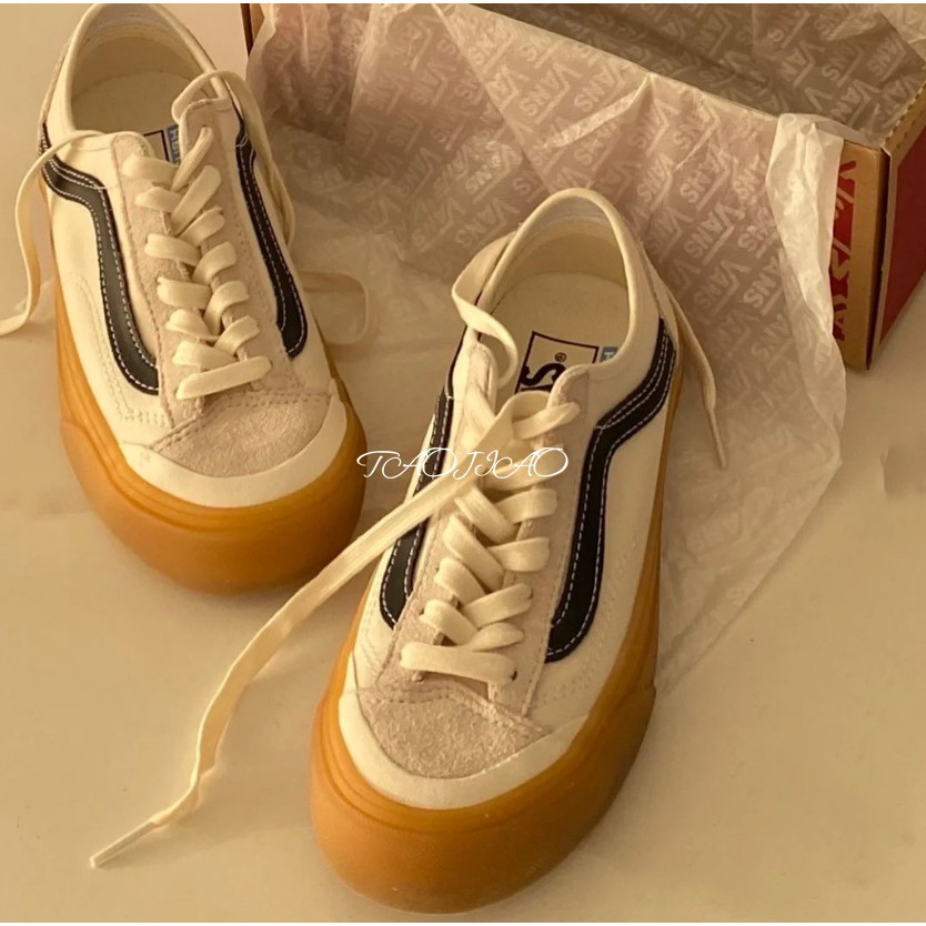 VANS Style 36 Decon sf 米色 VN0A2Z5I18膠底 焦糖 米白 卡其底男女同款鞋