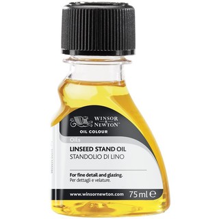 【板橋酷酷姐美術】 英國 溫莎牛頓 winsor&newton 熟煉亞麻仁油stand linseed oil 75ml