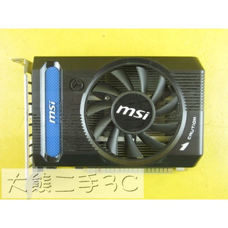 顯示卡 MSI N630-2GD3/OC GT630 2G DDR3 64bit (876)【大熊二手3C】