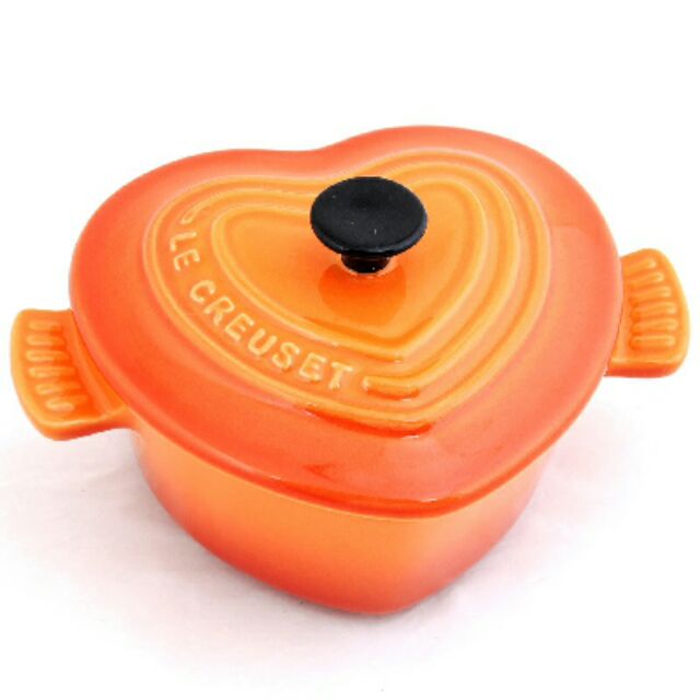 ☆花兒小舖☆│日本購入│ 原廠盒裝 法國 Le Creuset 飛翔愛心烤盅 湯盅 烤碗