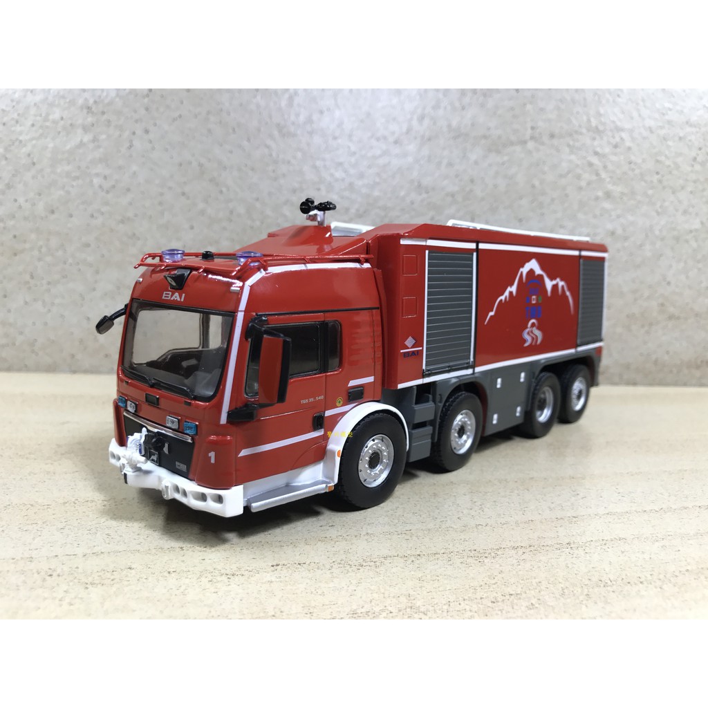 棋 Man曼消防車tgstmb水罐車貨車卡車德國模型ixo1 43 蝦皮購物