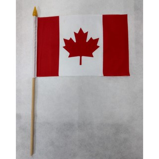加拿大國旗小手搖旗 8 x 12" Canada Hand-held Flag