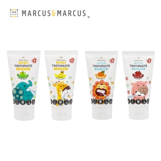 *6m+ 12m+適用【加拿大Marcus & Marcus】瑞士天然雪絨花嬰兒牙膏(不含氟)、兒童牙膏(含氟) 4款