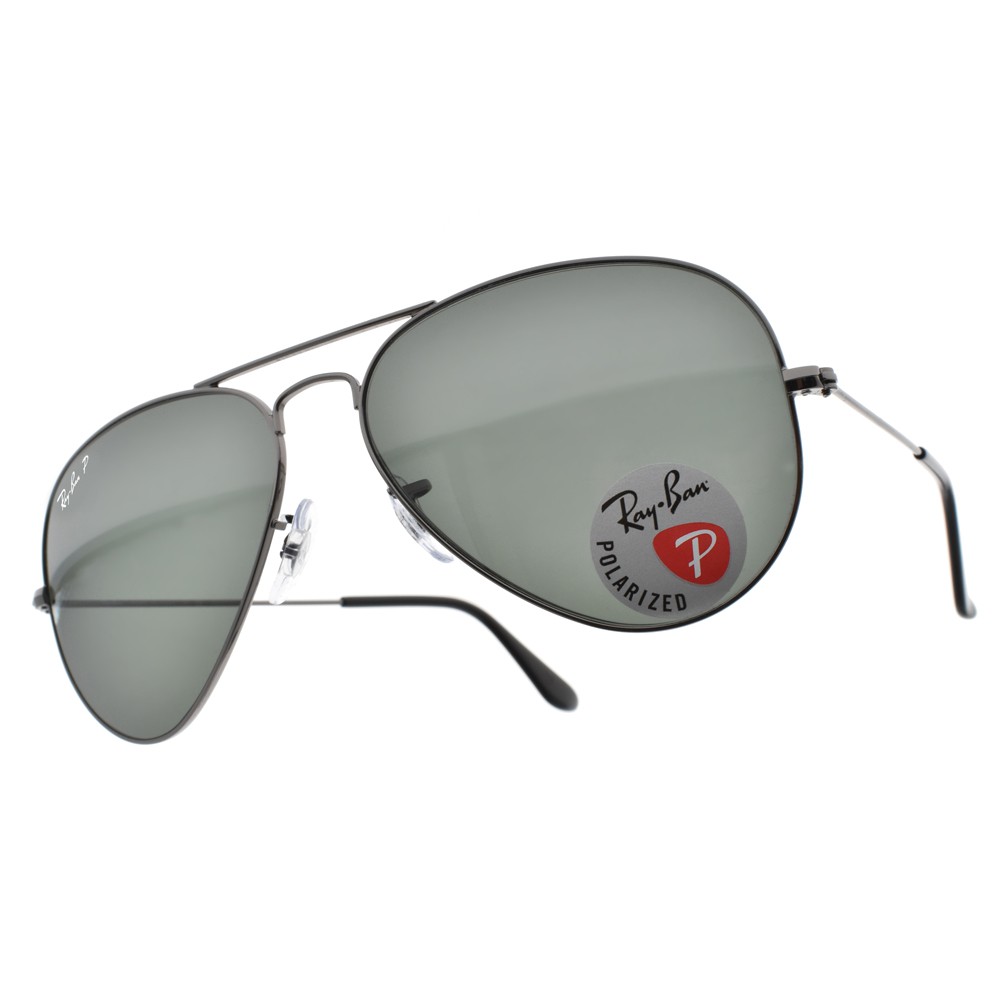 RayBan雷朋 偏光太陽眼鏡 RB3025 00458 -58mm 熱門飛官款 -金橘眼鏡