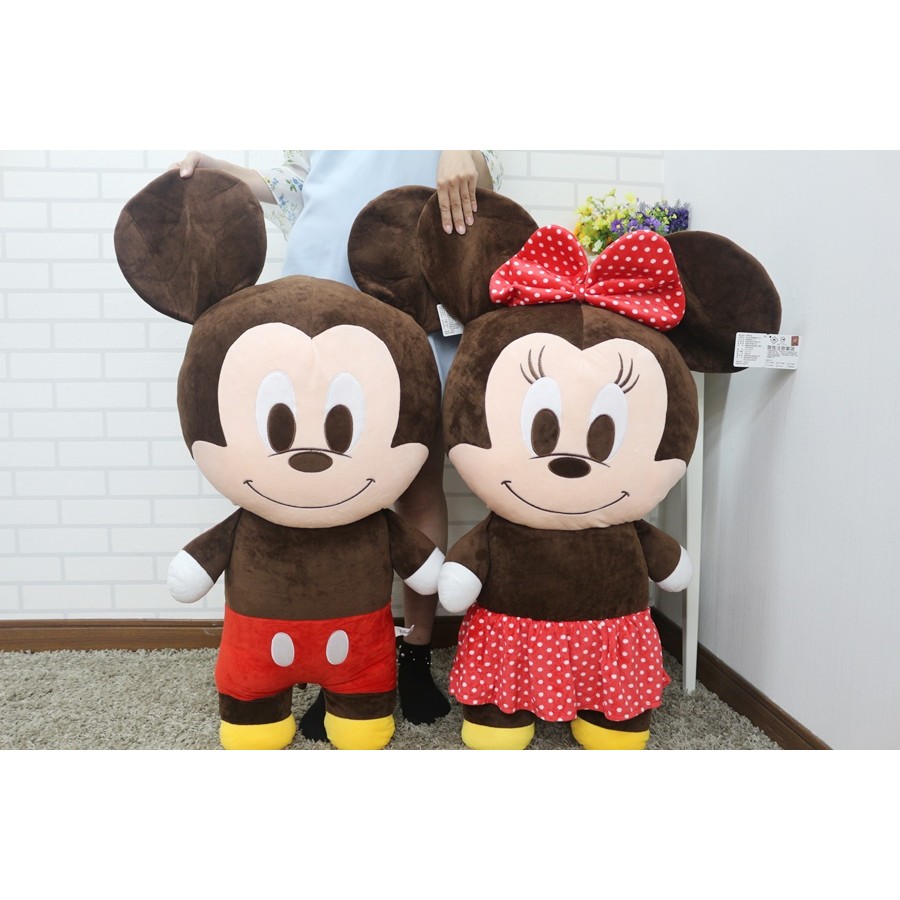 巨無霸米奇米妮娃娃 抱枕 正版米奇米妮娃娃 100CM 米奇米妮娃娃玩偶 米奇米妮大娃娃 米奇米妮抱枕 米奇米妮大抱枕