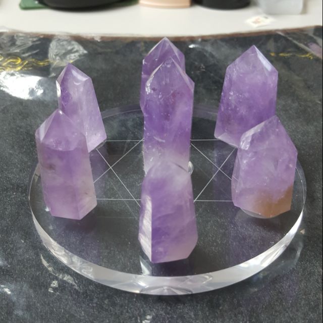 紫水晶柱七星陣 特價 蝦皮購物