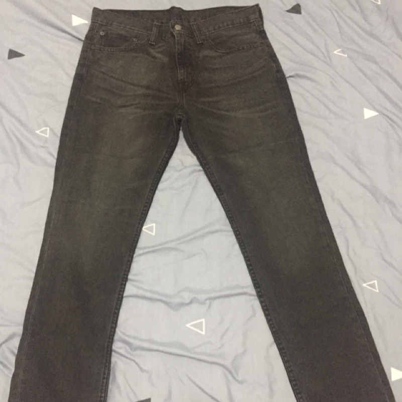 Levi’s 511 灰黑牛仔褲 丹寧 W34*L30 窄版小直筒 非 501