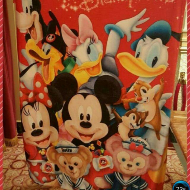香港直送 迪士尼大毛毯 也可以手提哦