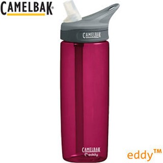 丹大戶外用品 美國【CamelBak】eddy多水系列 600ml 吸管水壺 不含雙酚A 53528 玫瑰紅