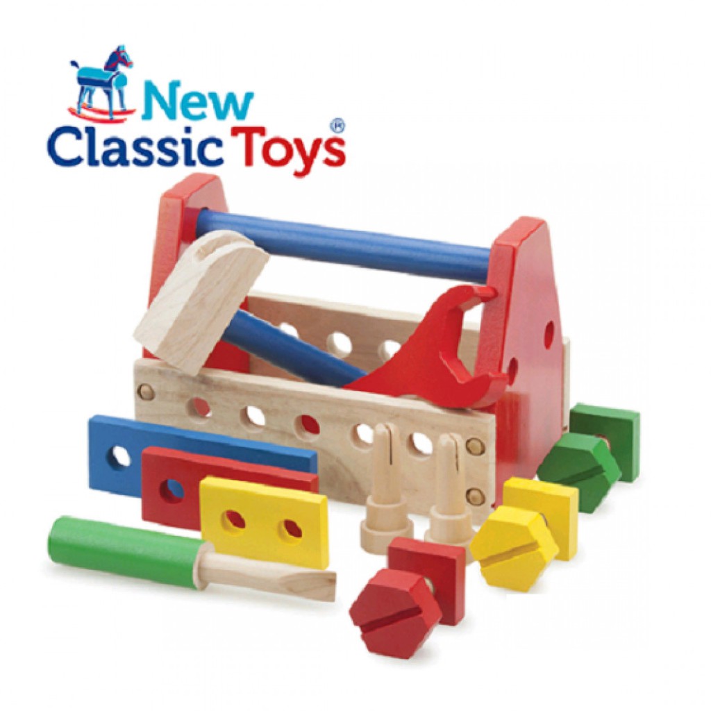 荷蘭 New Classic Toys - 木製基礎小木匠工具組