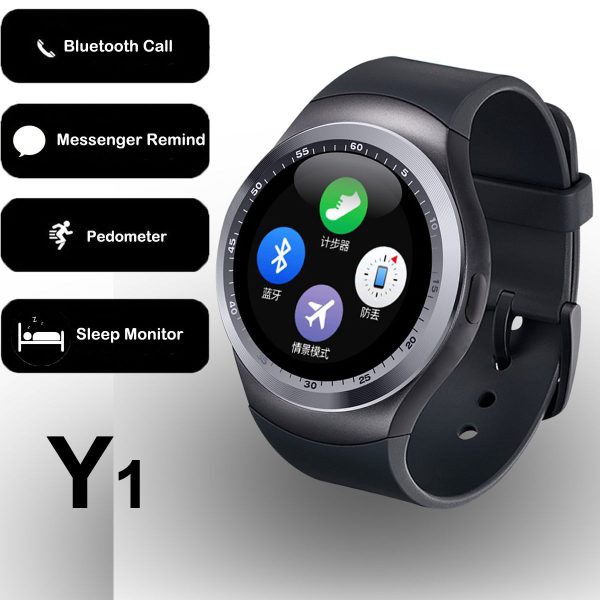 【限時限量下殺中】藍芽智能手表smart watch Y1 (黑色)