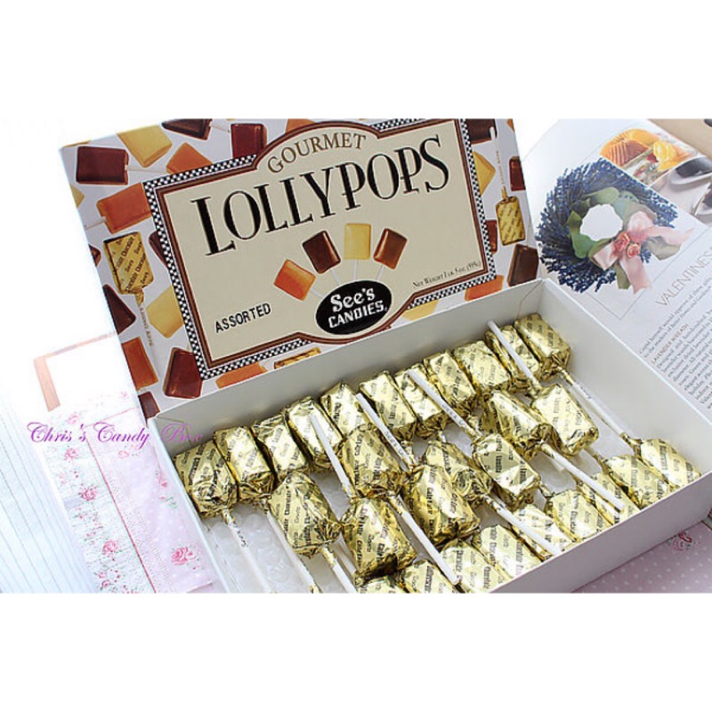 預購2 15寄出 See S Candies Lollypops綜合口味棒棒糖30入 花花空姐美國代購 蝦皮購物