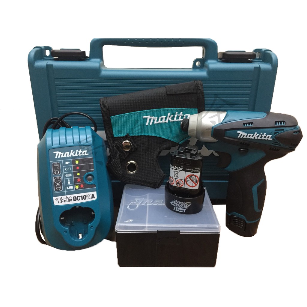 景鴻五金 公司貨 MAKITA 牧田 雙電版 TD090DWE 充電起子機 10.8V 衝擊 TD090 含稅價