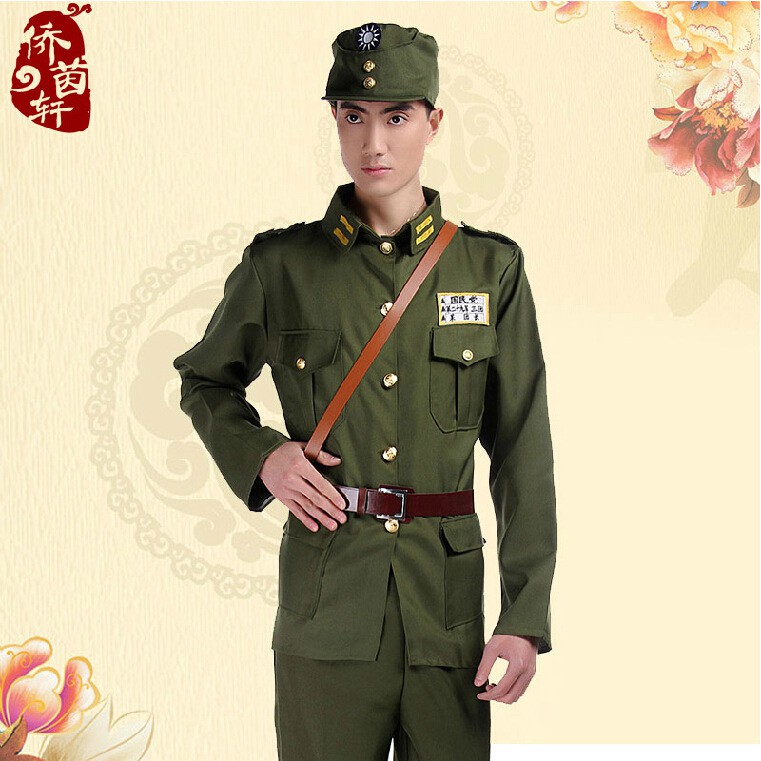 Cdj 國民黨軍裝抗戰特務服裝美式間諜特工軍服裝二戰國軍攝影演出軍服 蝦皮購物