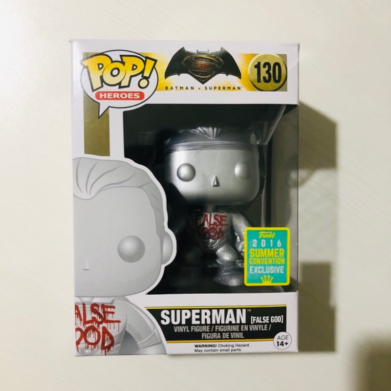 FUNKO POP 超人石像 假神 蝙蝠俠VS超人 正義曙光 Superman Batman