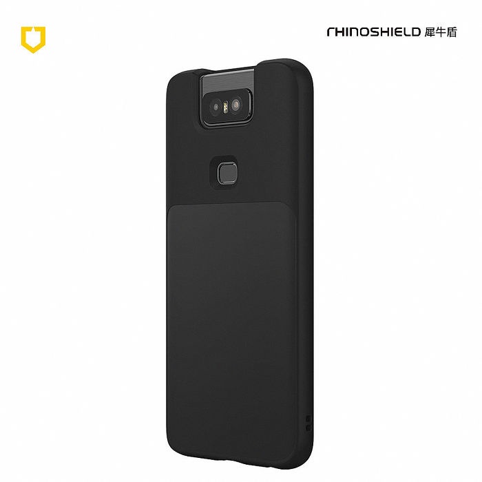 犀牛盾 SolidSuit 防摔手機殼 ASUS Zenfone 6 - 經典黑