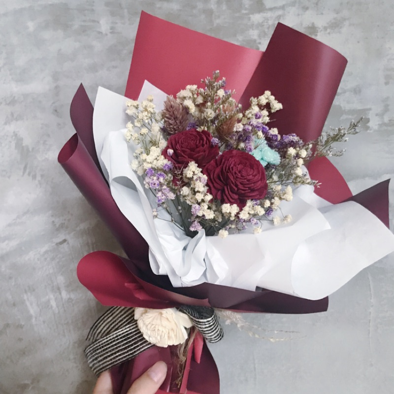 甜筒花束標籤可以客製化更換 蝦皮購物