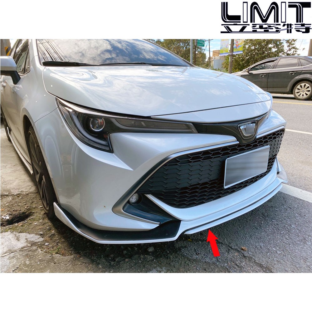 Limit- Toyota 豐田 Corolla Auris 空力套件 B款 前下巴 前定風翼 消光黑 烤漆