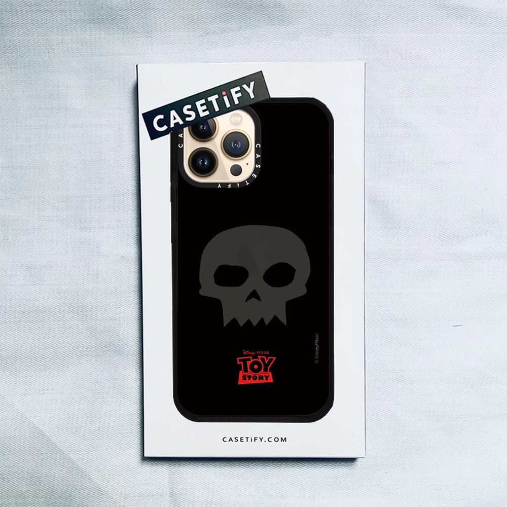 Casetify X Disnep PIXAR TOY STOORY 骷髏黑色手機殼 IPhone 14 13 12 1