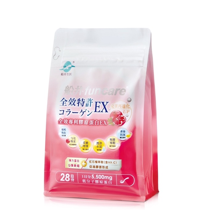 船井  全效專利膠原蛋白EX（196公克/ 袋）（數量請先詢問，台中面交可詢問）