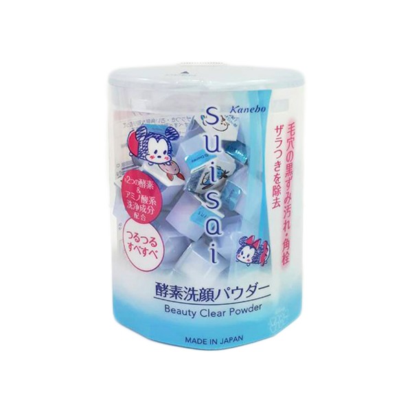 &lt;預購&gt;日本Kanebo suisai佳麗寶酵素洗顏粉 藍 32顆/1盒 迪士尼限定版