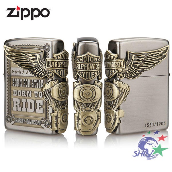 Zippo Harley Davidson 飛翼引擎限量版打火機 / ZP138 / HDP-27 【詮國】