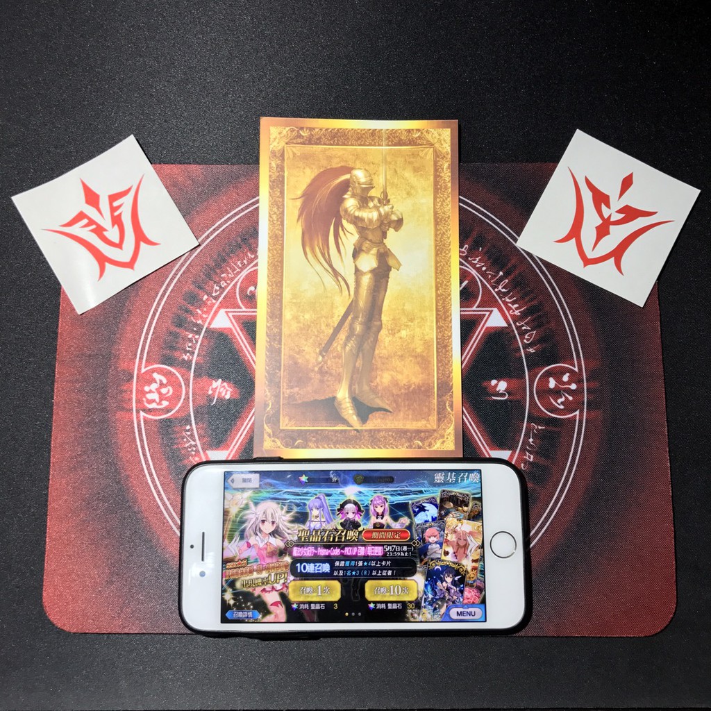 嚴選動漫 Fgo 歐洲人召喚陣首抽神器呼符御主從者五星fate Grand Order 周邊玄學 蝦皮購物