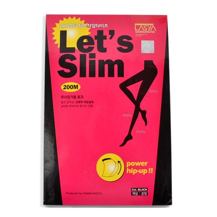 正品韓國 let s lets slim 壓力打底連褲襪-周雅雅