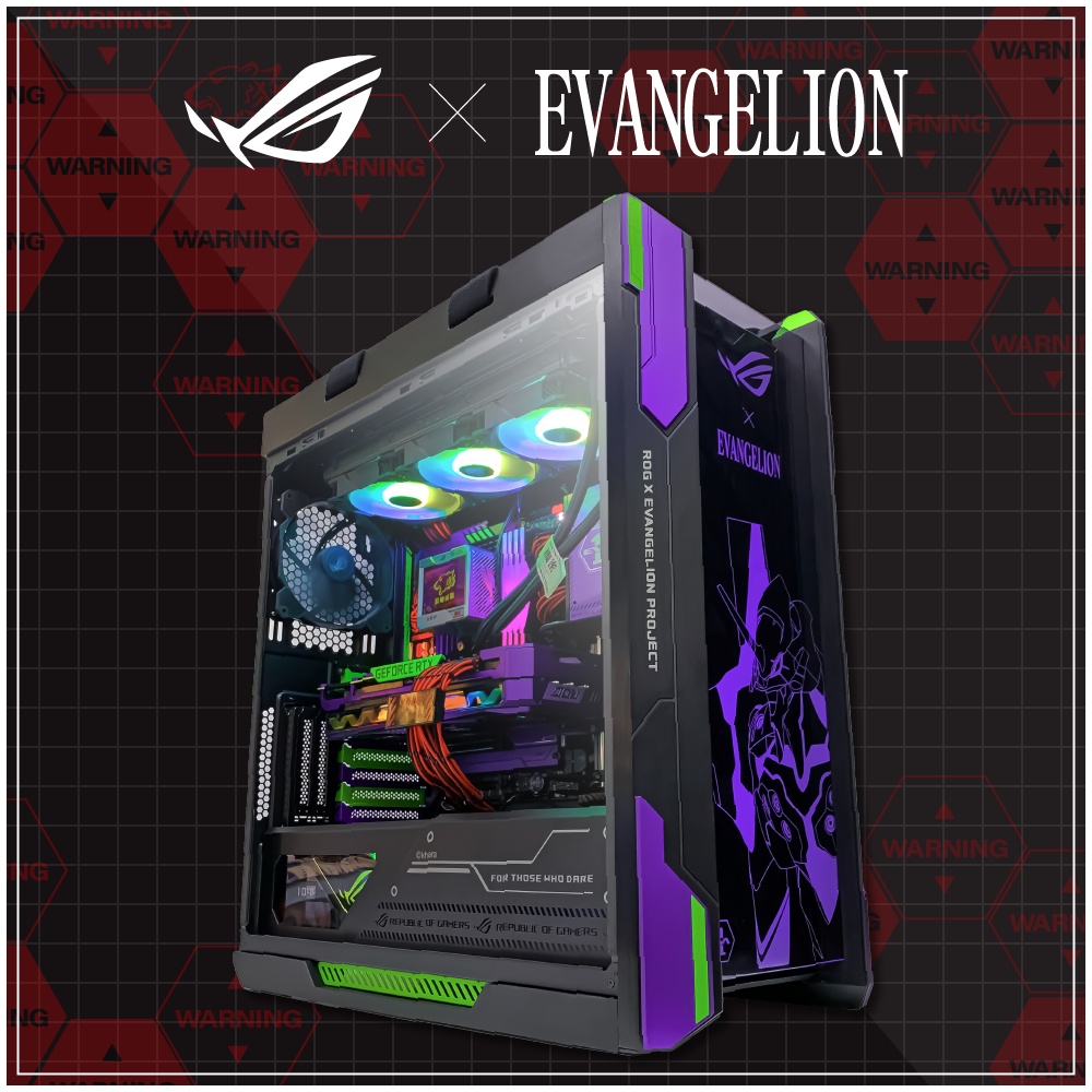 華碩 ROG x EVANGELION 新世紀福音戰士聯名機🔹i9-12900K、64G、RTX3090  #熊狂主機