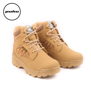 Puhu彪琥輕量防水登山靴 男款沙漠色 100 Mit 登山靴登山鞋防水登山鞋中筒登山鞋防水防滑輕量 蝦皮購物