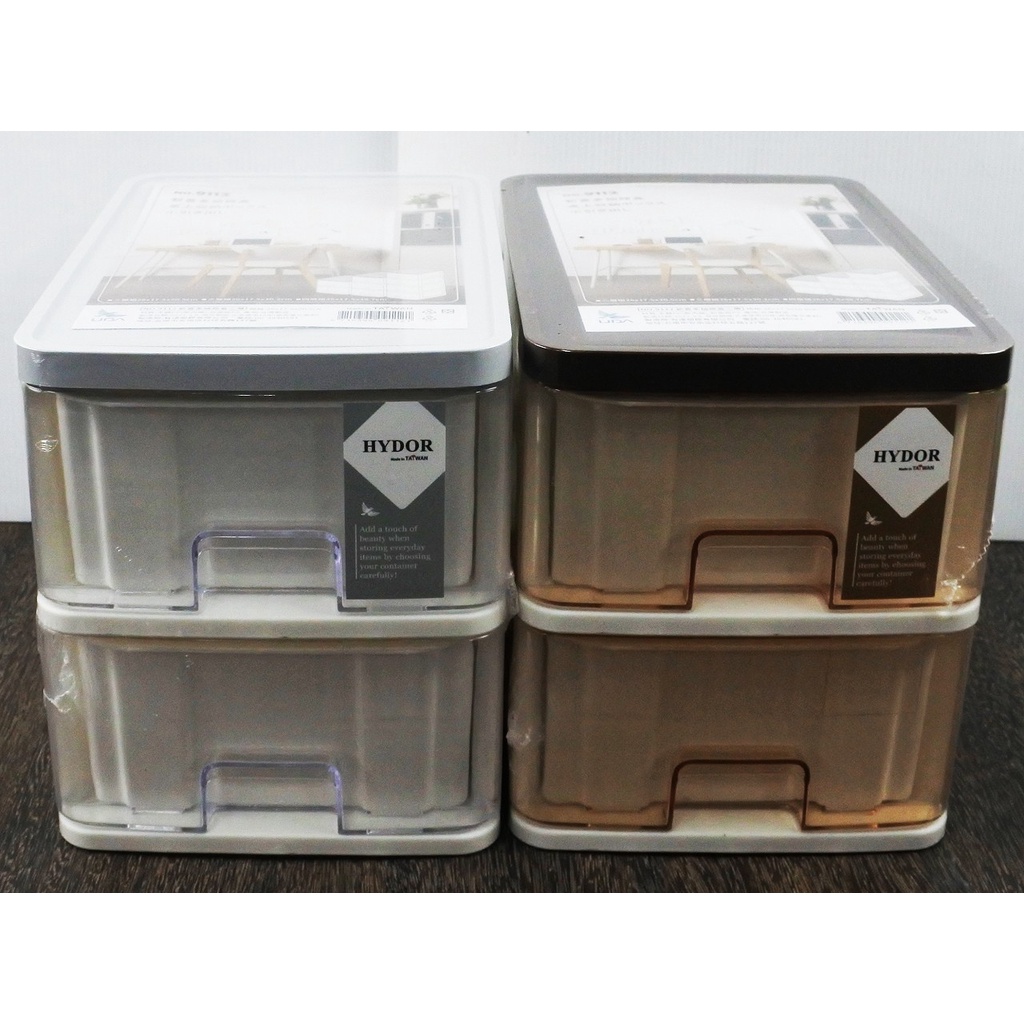 附發票「現貨發送」9112新喜多抽屜盒(二層)抽屜和 整理和 收納盒 置物箱 桌上收納