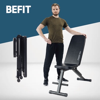 【BEFIT 星品牌】台灣製造 摺疊複合式重訓椅 (免組裝) 健身椅 啞鈴凳 舉重床 健身器材 仰臥起坐板 臥推椅