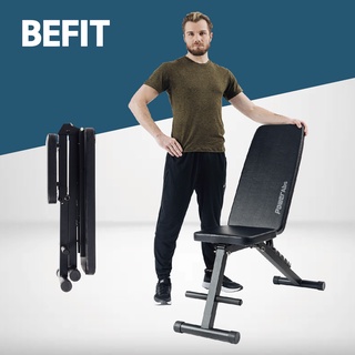 【befit 星品牌】臺灣製造 摺疊複合式重訓椅 (免組裝) 健身椅 啞鈴凳 舉重床 健身器材 仰臥起坐板 臥推椅