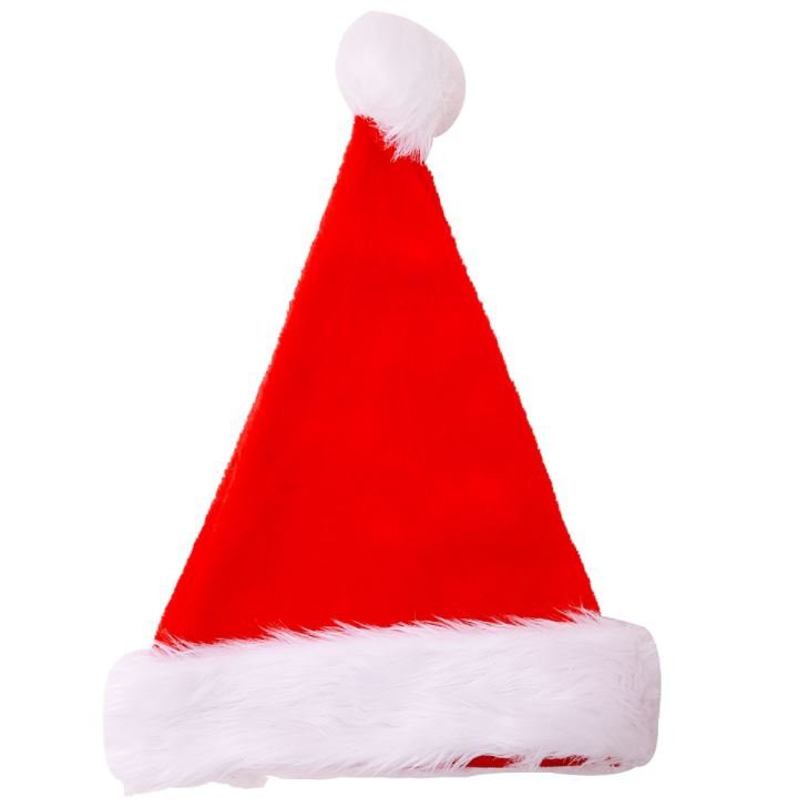 長毛絨聖誕老人帽  聖誕帽 兒童帽 聖誕節 化粧舞會造型配件 麋鹿 聖誕 舞會 聖誕服 禮物 聖誕樹裝飾