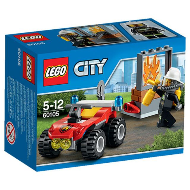 【台中翔智積木】LEGO 樂高 城市系列 60105 Fire ATV 全地形消防車 