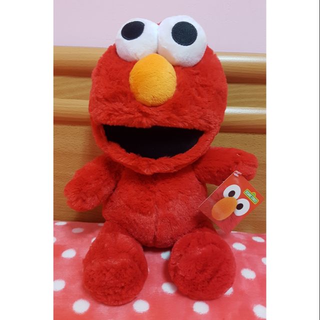 全新Elmo娃娃 Elmo娃娃 芝麻街娃娃 ELMO 絨毛玩具