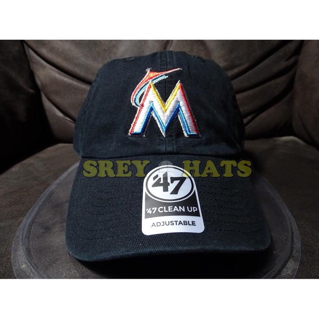 [SREY帽屋]預購★47 Brand CLEAN UP MLB 邁阿密馬林魚 陳偉殷 經典 美國限定 棒球帽 老帽