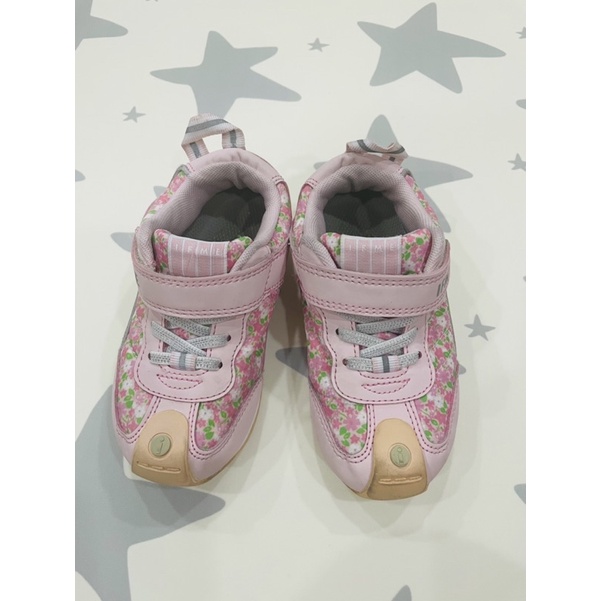 日本IFME 女童 粉紅碎花 健康機能鞋 運動鞋 17.5cm