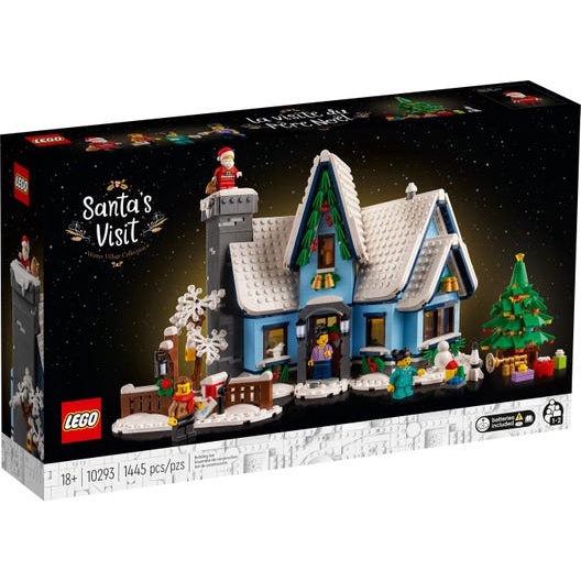 ◤現貨可刷卡◢  正版現貨全新 LEGO 樂高 Lego 10293 聖誕老人來訪 冬季系列 40499