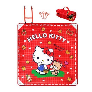 三麗鷗 Hello Kitty 多功能萬用墊 野餐墊 防汙墊 外出墊 座墊【5ip8】