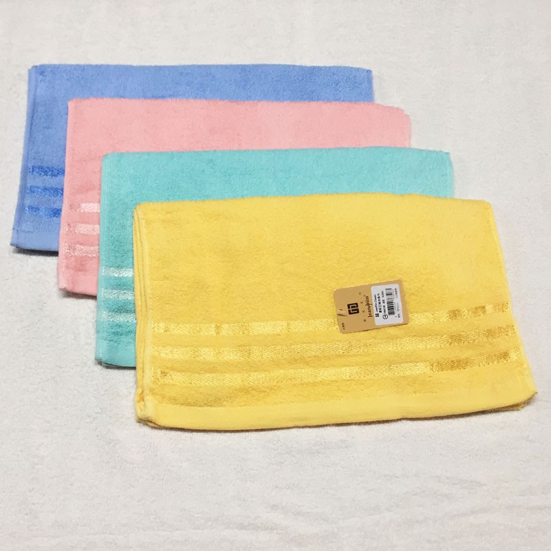 台灣製毛巾 臻品 柔彩三絲光毛巾 單條 純棉 達興織造