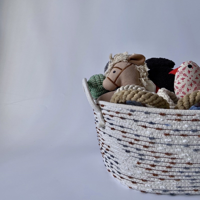 Woof N Go 寵物用品 - Harry Barker Toy Bin 寵物玩具收納籃 三款花色