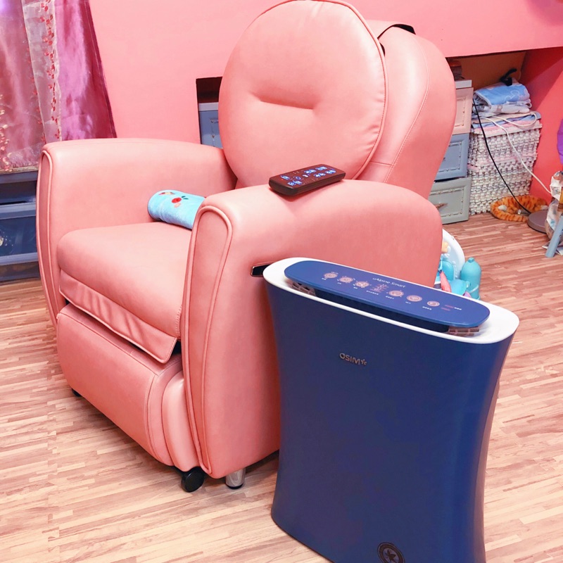 Osim 8變小天后按摩椅 粉 （9.9成新）