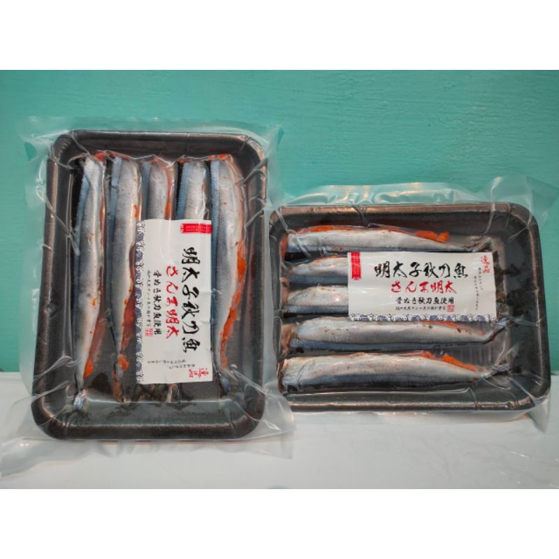 明太子秋刀魚 每盒400g +-10%(5尾)