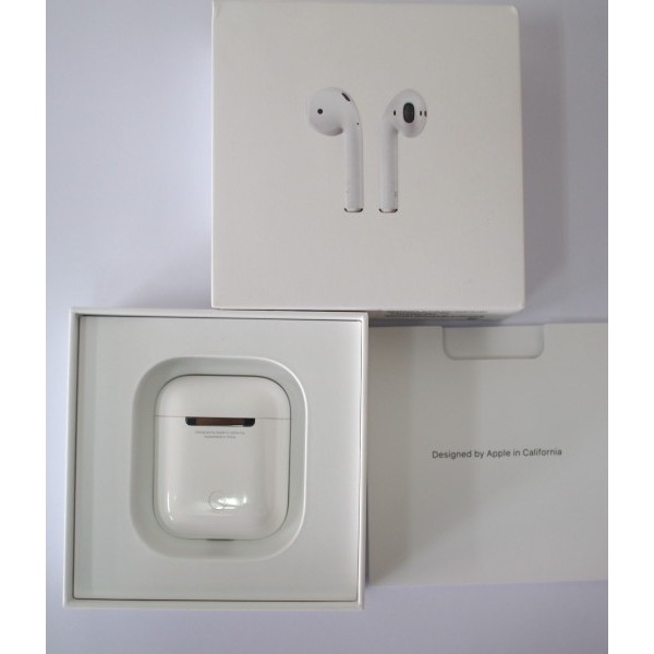 [崴勝3C] 九成新 保固中 APPLE 蘋果 AirPods 2有線 (公司貨)藍芽耳機 A2031 A2032