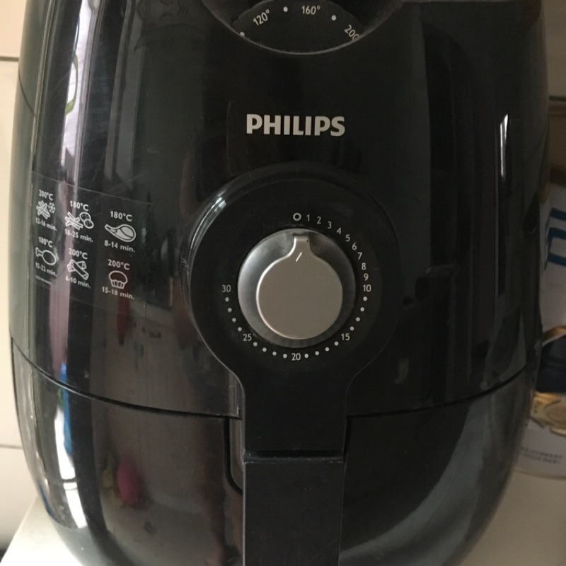 二手 Philips 飛利浦 氣炸鍋 黑色HD9225 9成新