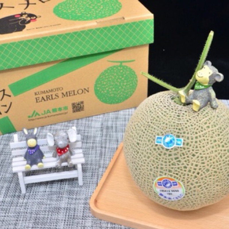 日本熊本縣 綠果肉哈密瓜 蝦皮購物