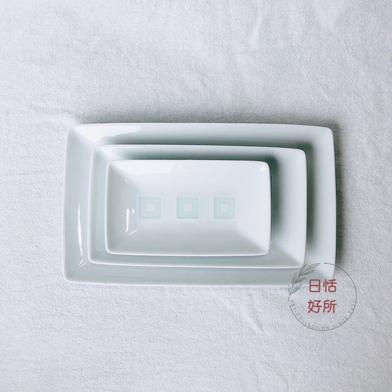 現貨 預購 日本 白山陶器波佐見燒升目紋長方盤 蝦皮購物
