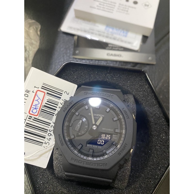 台灣公司貨 CASIO G-SHOCK GA-2100 1A1 全黑